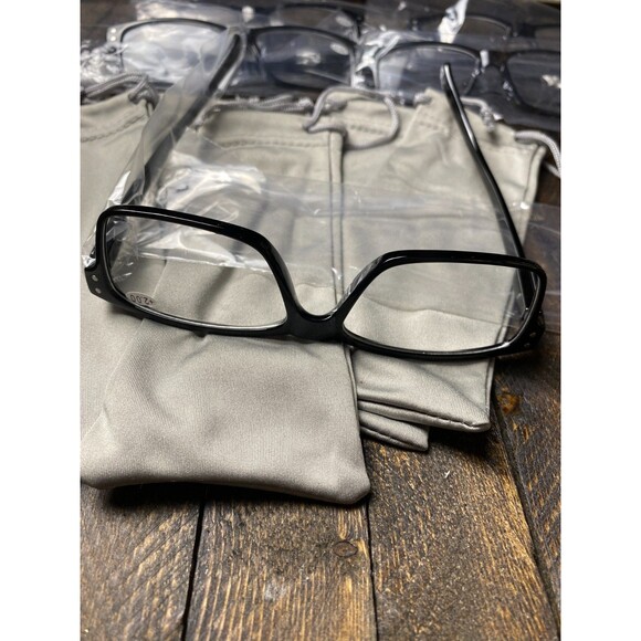 5 Pairs +2.00 Readers Black Spring Hinge Glasses Men And Women - Picture 3 of 5